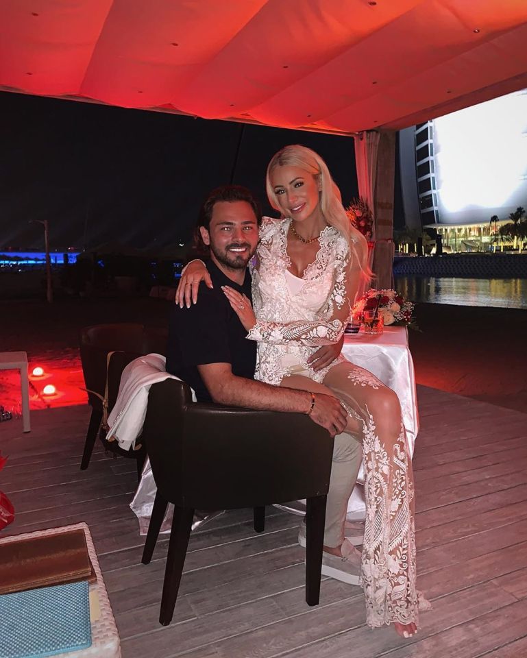 He proposed on a romantic holiday to Dubai