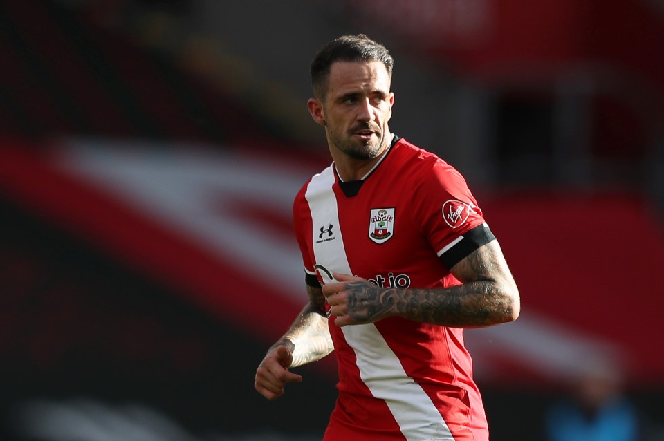 Southampton will be without Danny Ings for up to six weeks