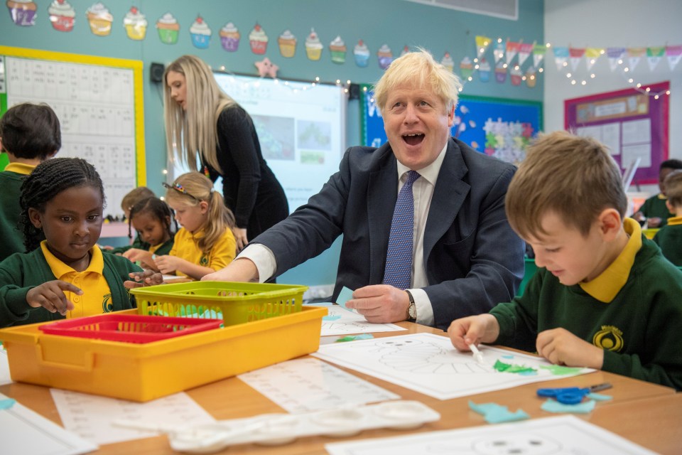 Boris Johnson has insisted schools will stay open throughout the lockdown