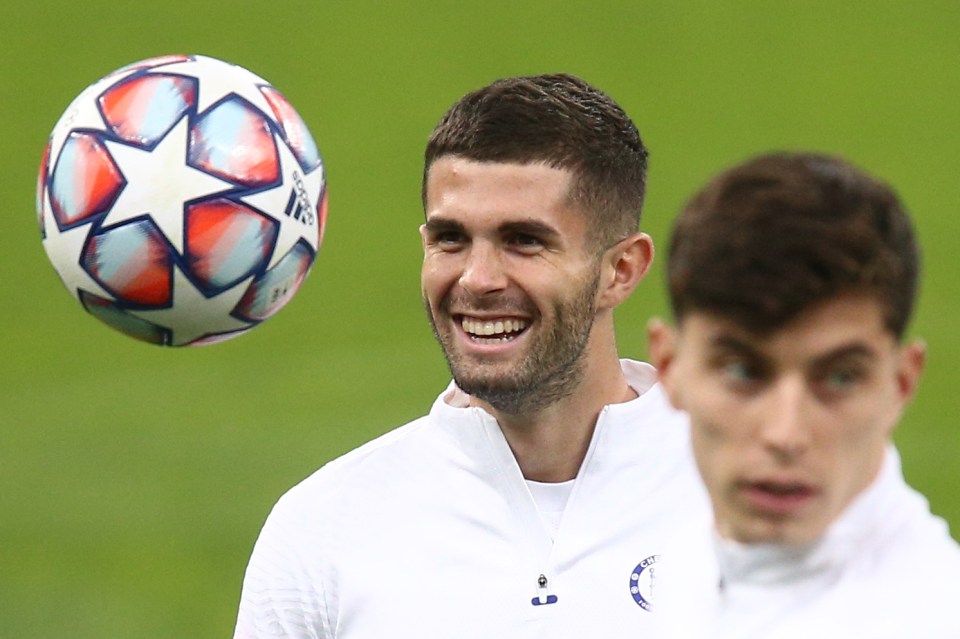 Chelsea star Christian Pulisic has returned to training