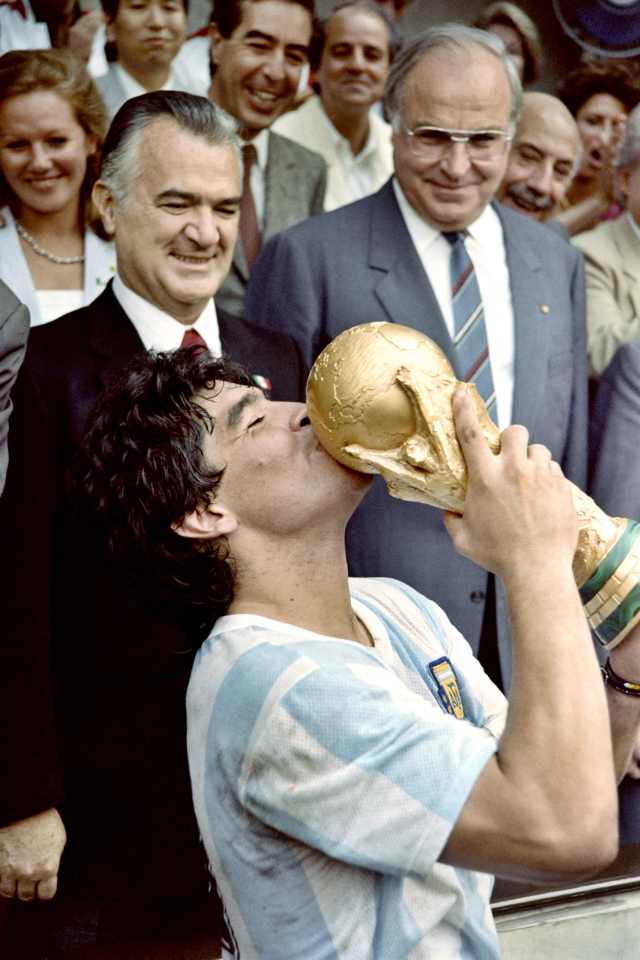 Tributes have poured in after the Argentina legend died aged 60