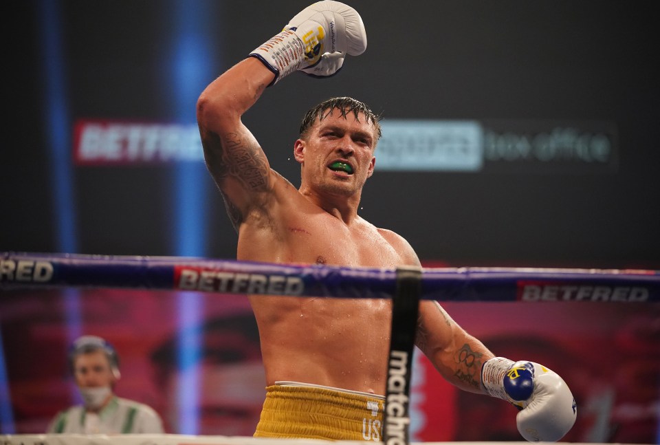 Oleksandr Usyk secured a unanimous points win against Dereck Chisora