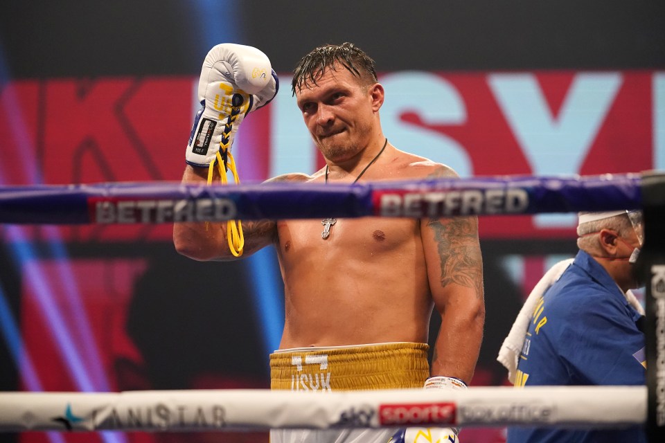 Usyk will now chase a fight with WBO champ Anthony Joshua