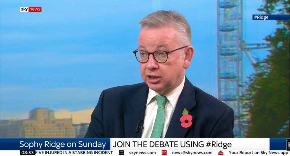 Michael Gove said this morning the lockdown could continue beyond December 2