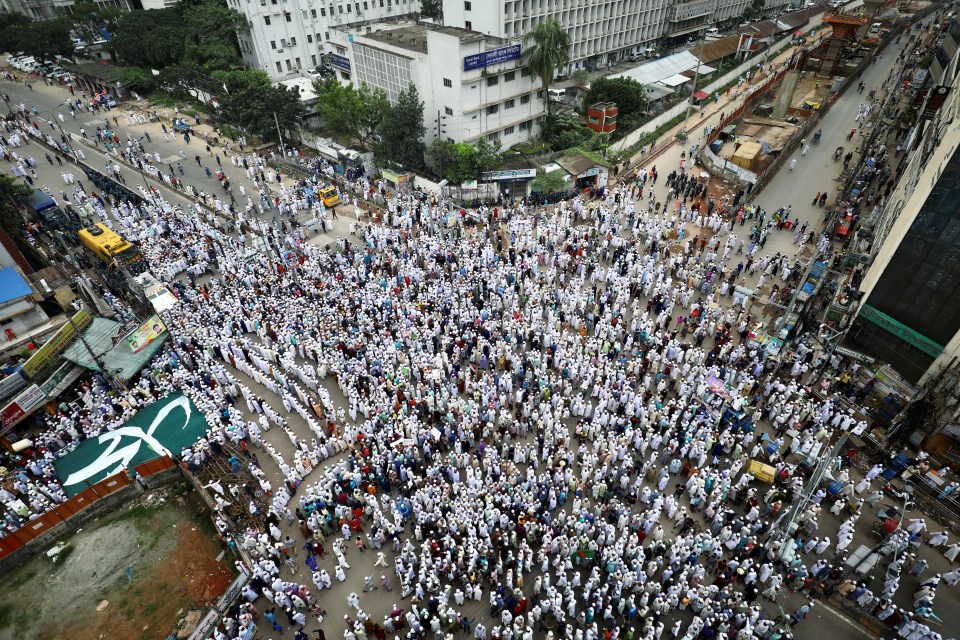 Bangladesh's government has so not yet commented on France or the huge protests