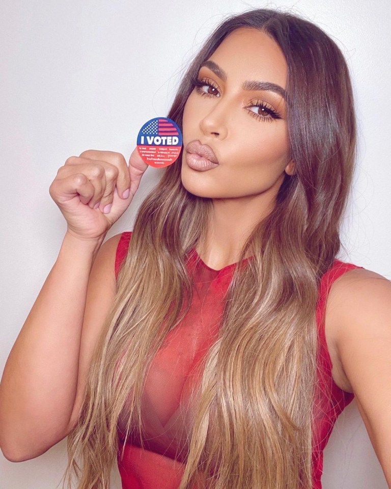 Kim Kardashian is also said to be a fan of the hair contour trend