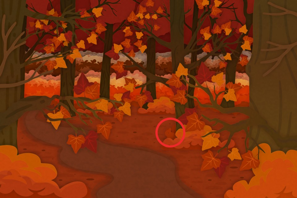 Did you manage to spot the critter hiding among the leaves?