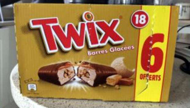 Iceland has recalled a batch of Twix 'Barres Glacees' ice-cream bars because the ingredients are not listed in English