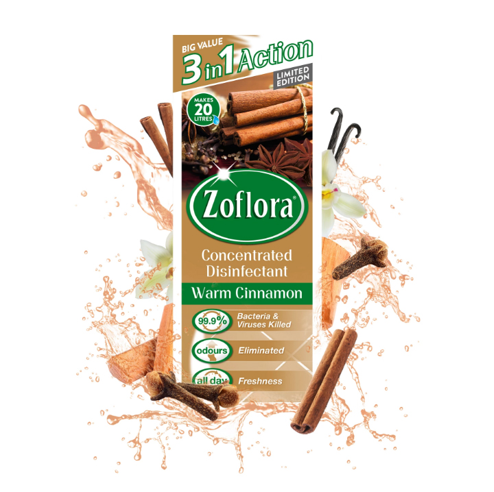 Warm Cinnamon is one of many wintery Zoflora scents