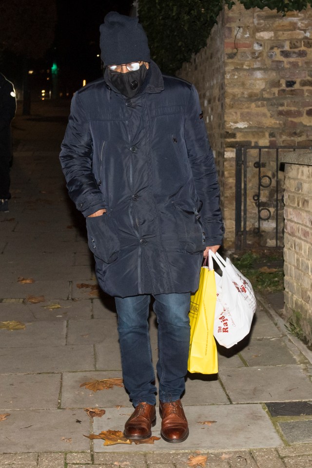 Martin Bashir was pictured collecting a takeaway in London last week