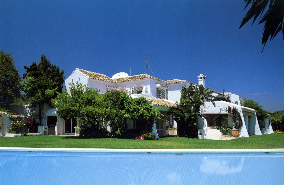 The late James Bond star's Casa Malibu property in Marbella, which he sold in 1999