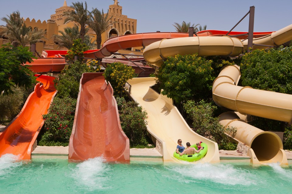 The Sunwing Makadi Bay resort in Egypt host four big flumes