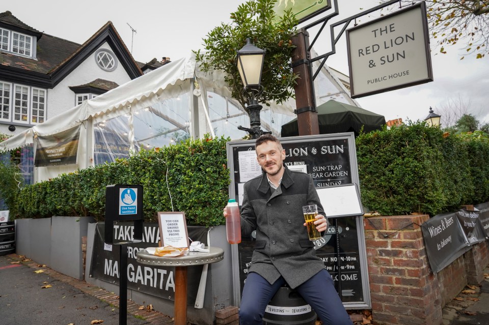 Our reporter left happily with his takeaway beer