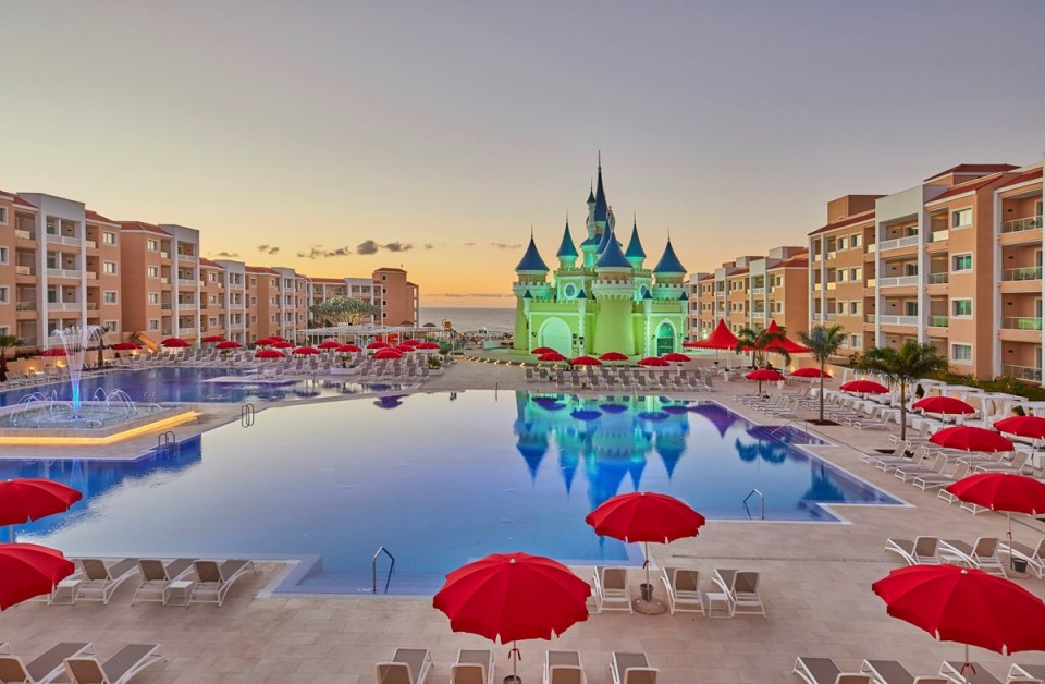 The Bahia Principe Fantasia has its own fairytale castle