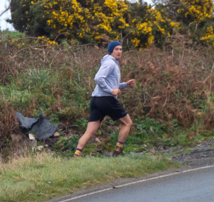  He powered through the Welsh hills