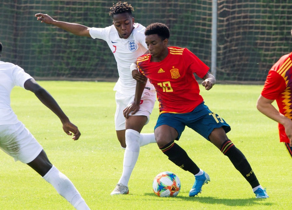 Balde has starred for Spain at youth level