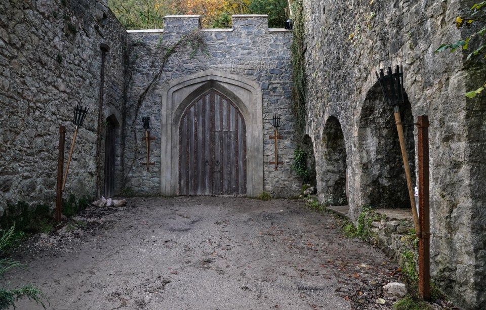 The castle is normally open to the public but is shut during the TV show