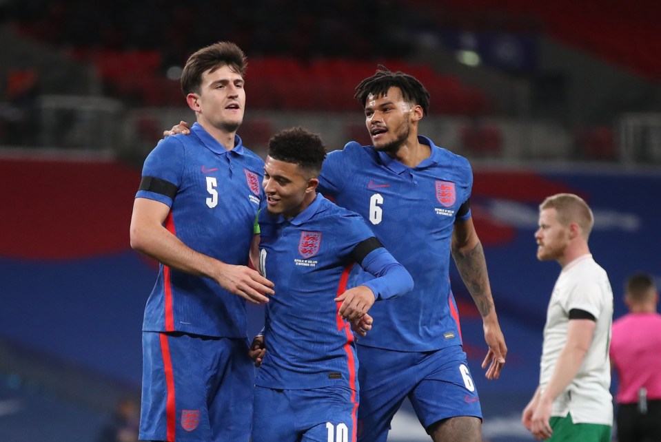 Captain Harry Maguire got England off-and-running against Ireland