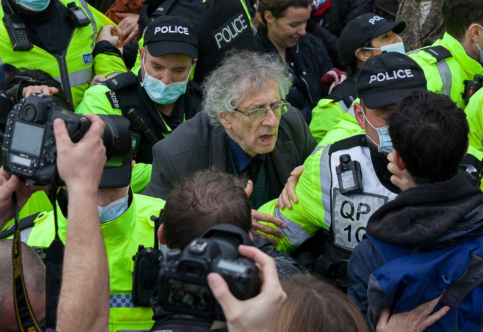 Piers Corbyn accused the Labour Party of treachery as he raged against lockdown