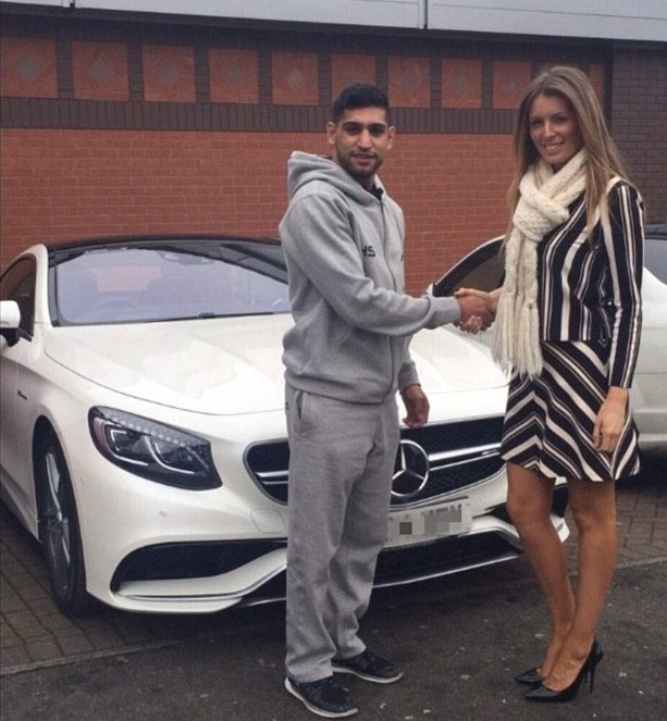 Khan has previously bought another white Merc