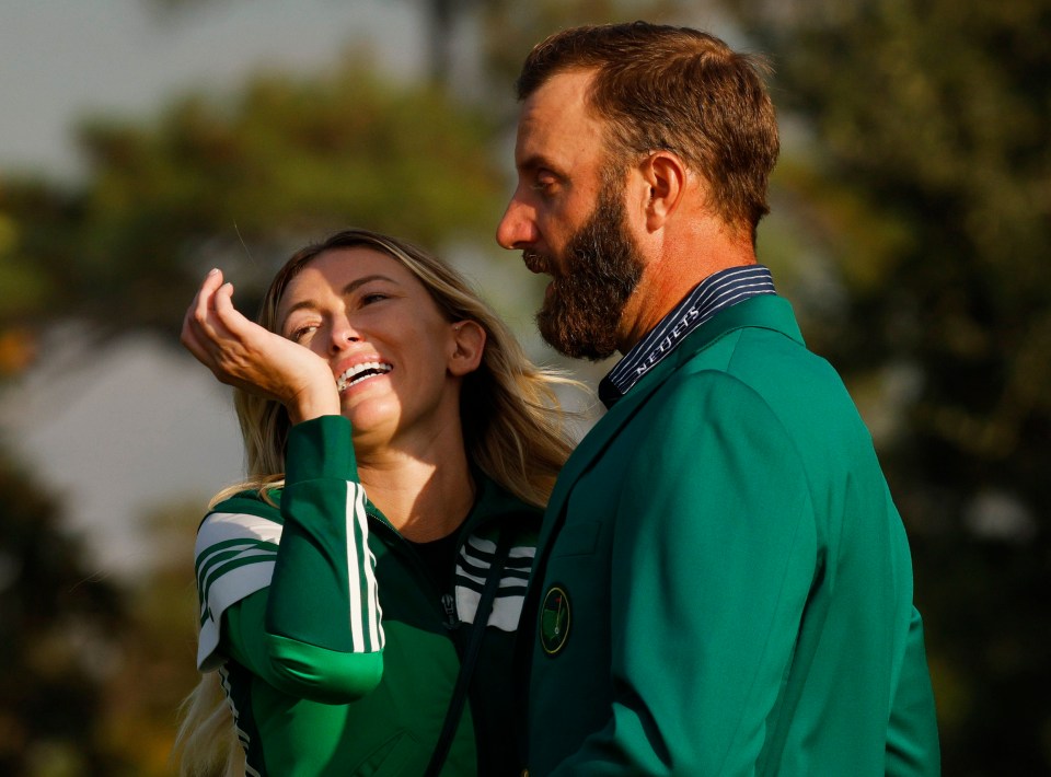 Paulina had tears of joy at Augusta