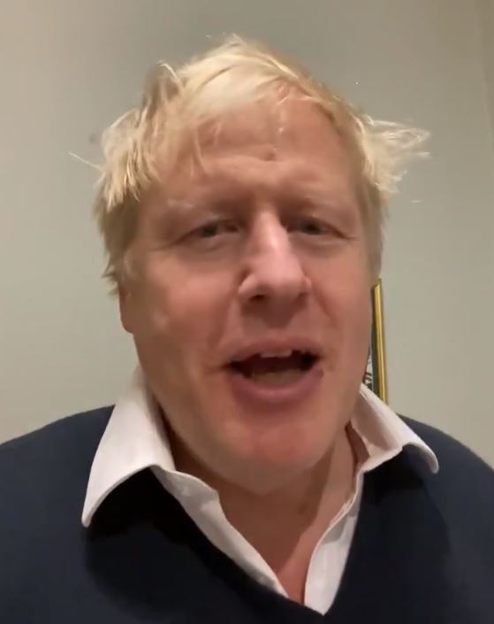 Boris Johnson today said he feels as "fit as a butcher's dog" despite being told to self-isolate