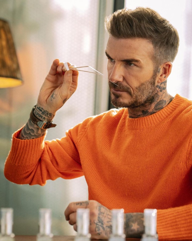 David Beckham believes in having acupuncture