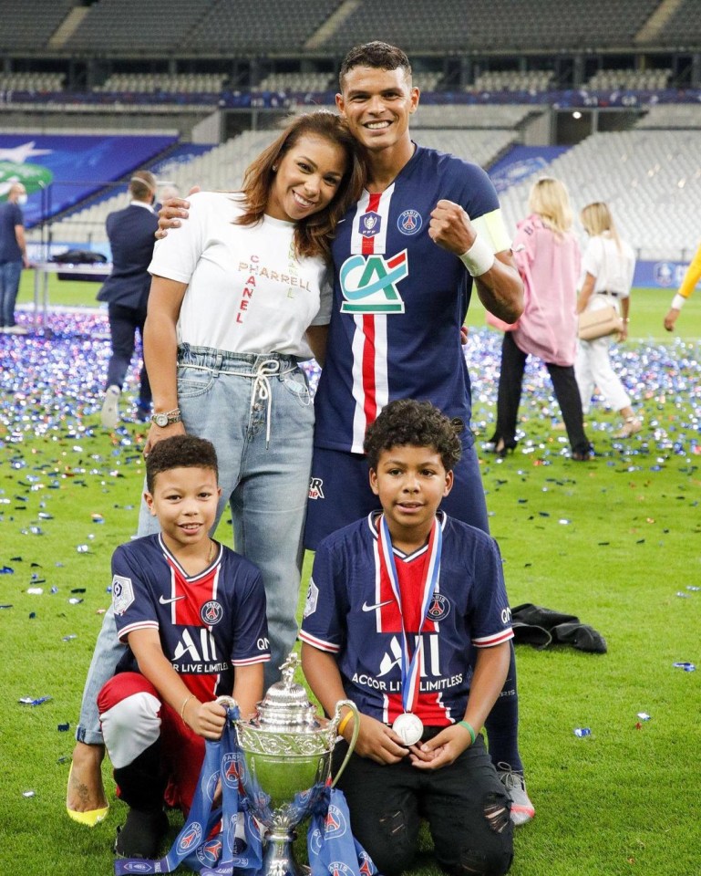 The Chelsea defender has two young sons with wife Isabelle da Silva