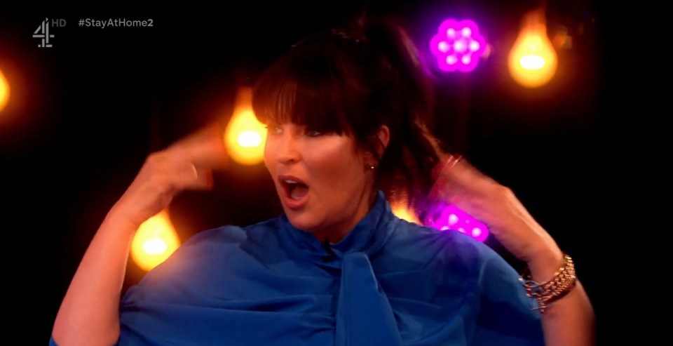 Even host Anna Richardson didn't know where to look