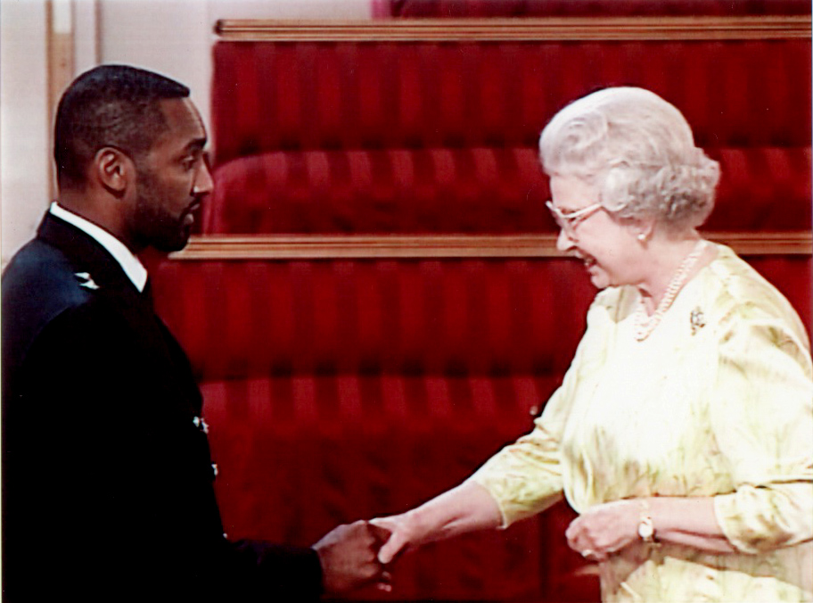 Leroy received an MBE from the Queen in 2000