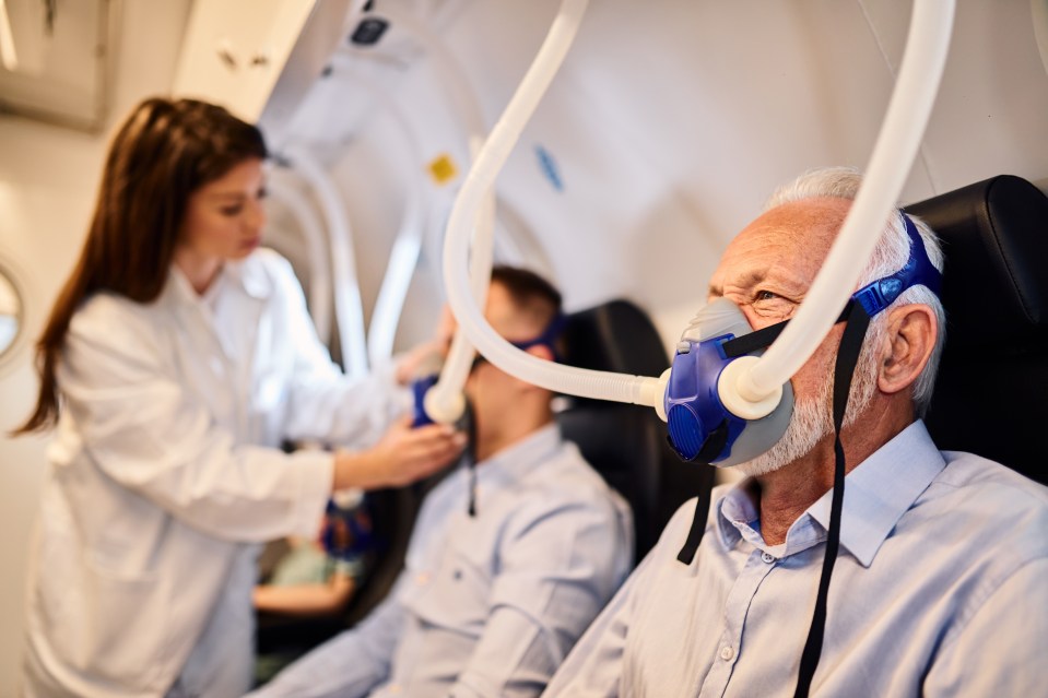 Scientists in Israel used a form of oxygen therapy on 35 volunteers