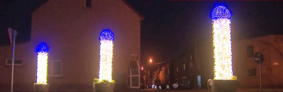 Where’s rude-olf? A Belgian Mayor insists the saucy lights will stay up