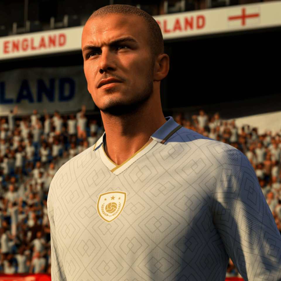 David will now appear as an 'icon' on the FIFA series