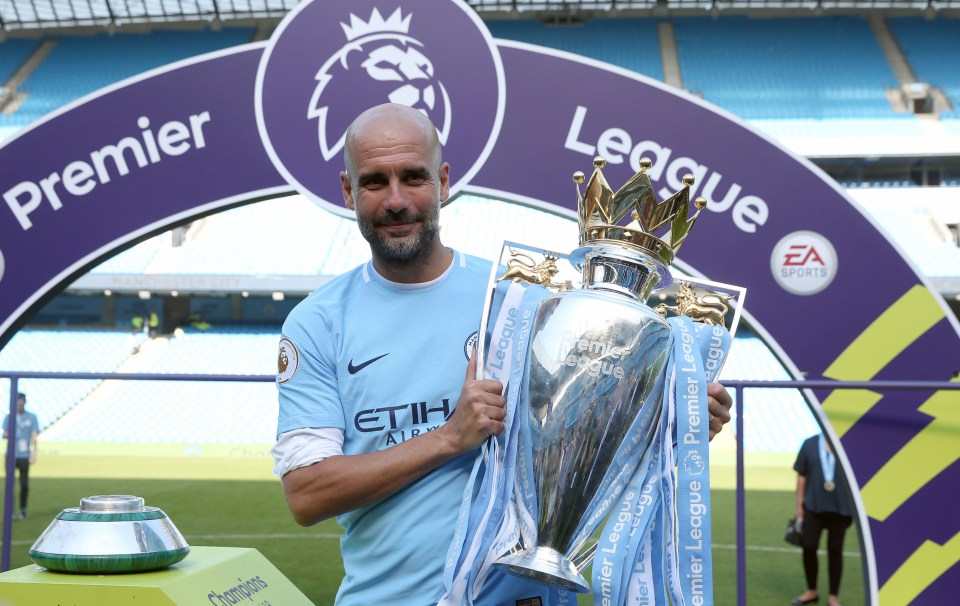 Guardiola took Man City to Premier League wins and historically high point tallies in 2018 and 2019