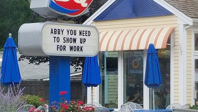 A blunt performance review can be just what’s needed – but did the whole town need to know about Abby’s rubbish track record on showing up for work?