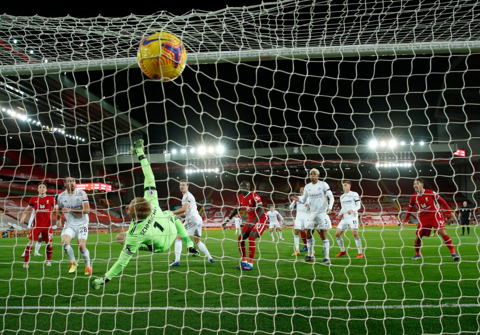 Diogo Jota doubled the advantage moments before the break