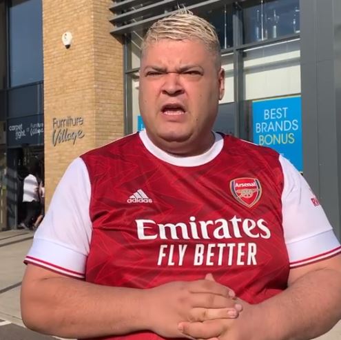 The Arsenal fan was a high-profile supporter of the Gunners