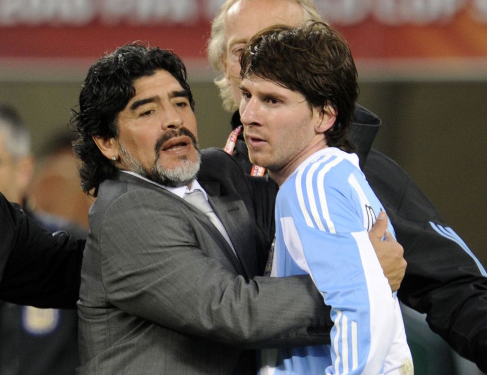 Maradona managed Argentina before spells in charge of lesser known teams across the world