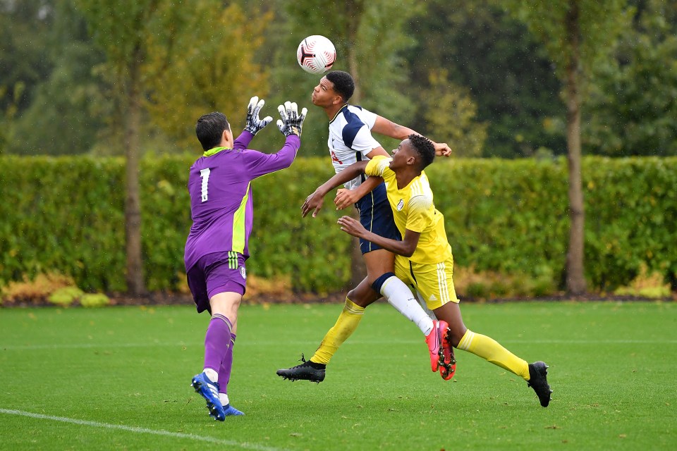 This season Scarlett has impressed with Tottenham's U18 team scoring 10 goals in eight games