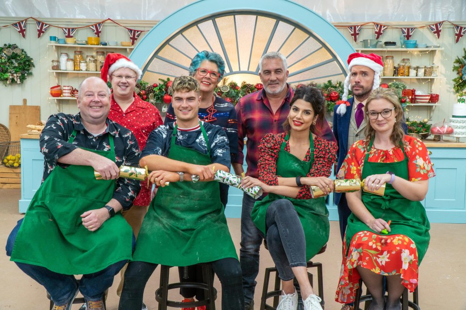 Prue Leith has dyed her hair blue for the Christmas Bake Off special