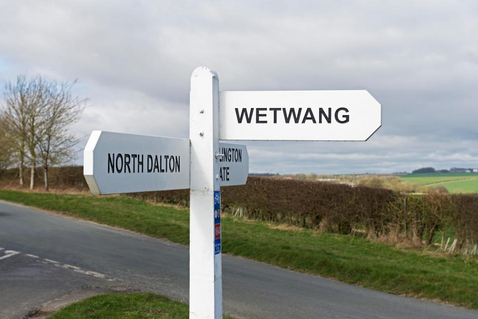 Wetwang is said to translate as 'wet field'