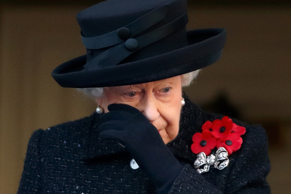  The Queen attending the annual Remembrance Sunday memorial at The Cenotaph in 2019