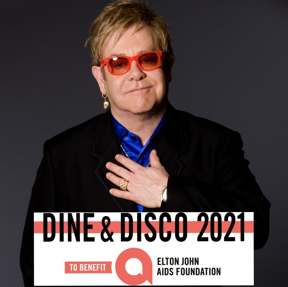 The money from the event will go to the Elton John Aids Foundation