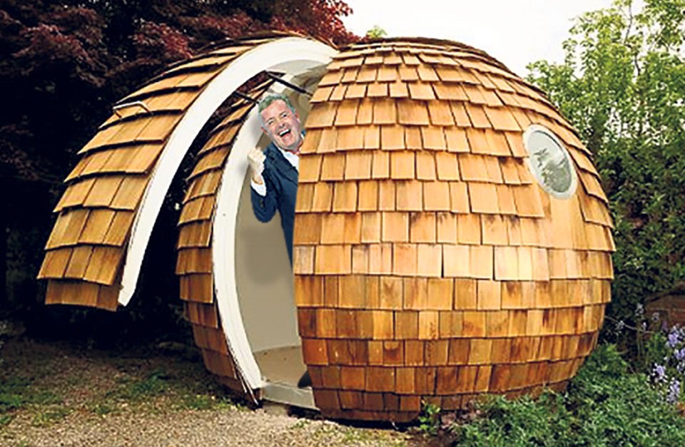 We imagine what Piers might look like in his new £15,000 pod