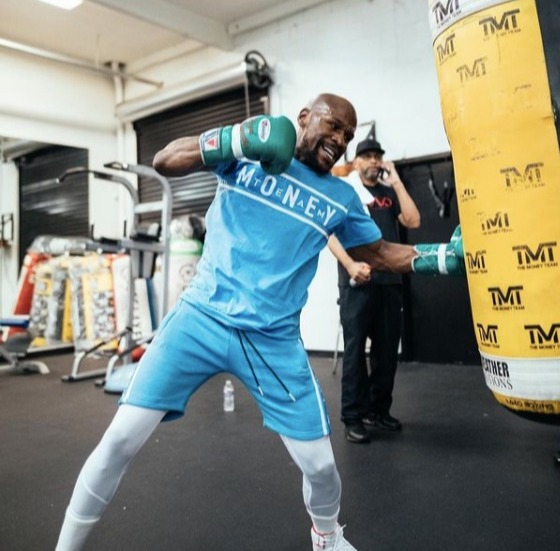 Mayweather, 43, last fought in an exhibition in December 2018