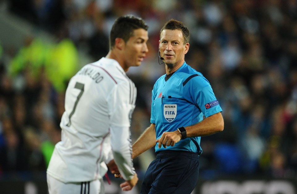 Clattenburg revealed he had a great relationship with Cristiano Ronaldo