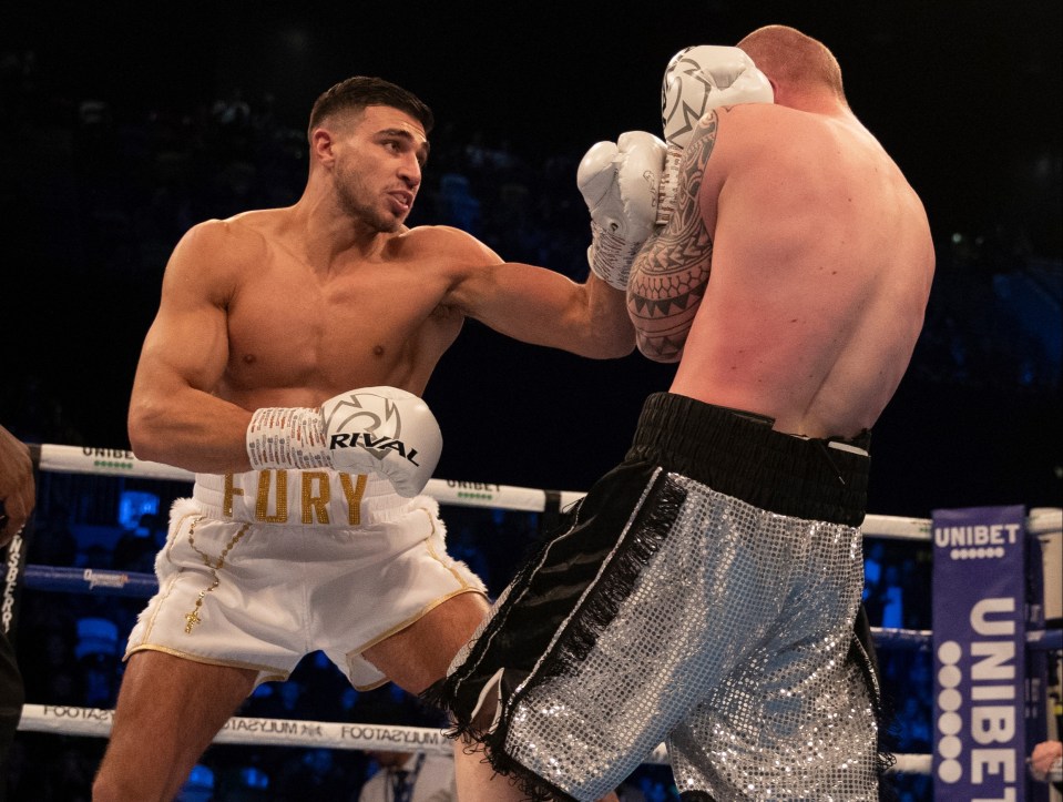 Tommy Fury is back in action and has aims to be heavyweight world champ like his brother Tyson