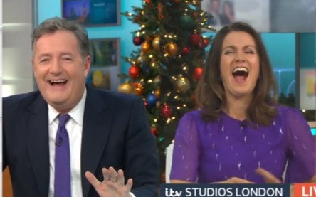 Susanna and Piers were in hysterics