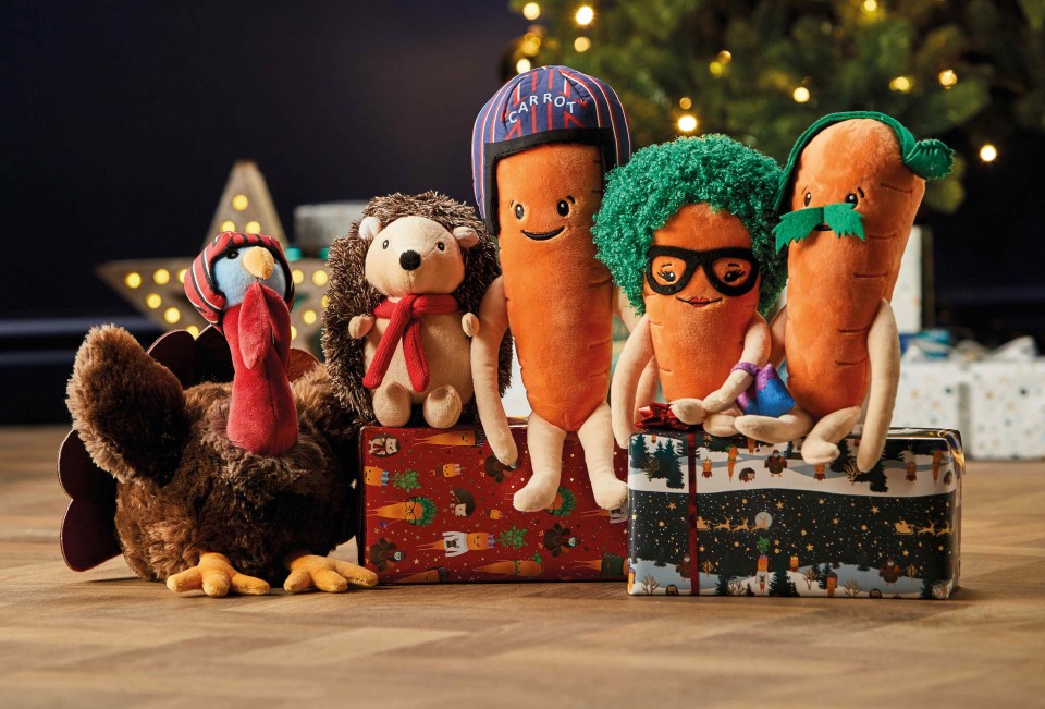 Kevin the carrot appears as a pilot in this year's Aldi Christmas advert along with other characters