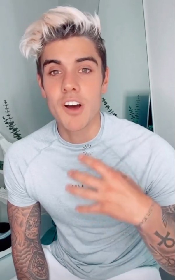 Luke Mabbott hit back at his ex in his own video on Instagram tonight